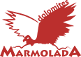 Marmolada Gletscher Logo